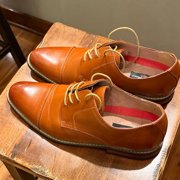 Bruno Marc Other - Elegant Brown Leather Men's Oxfords